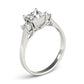 ENGAGEMENT RINGS 3 STONE PRINCESS