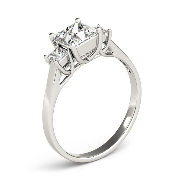 ENGAGEMENT RINGS 3 STONE PRINCESS