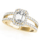 ENGAGEMENT RINGS HALO EMERALD
