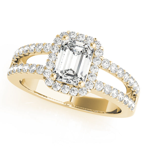 ENGAGEMENT RINGS HALO EMERALD