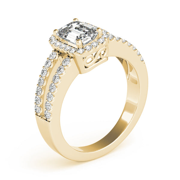 ENGAGEMENT RINGS HALO EMERALD