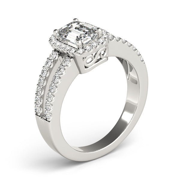 ENGAGEMENT RINGS HALO EMERALD