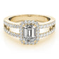 ENGAGEMENT RINGS HALO EMERALD
