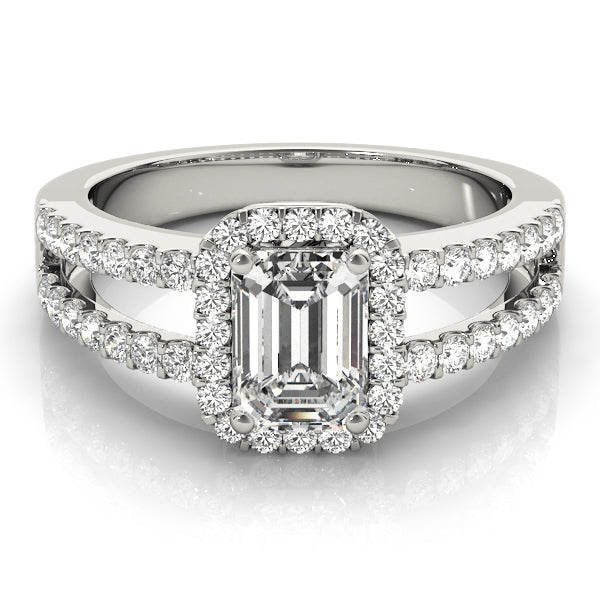 ENGAGEMENT RINGS HALO EMERALD