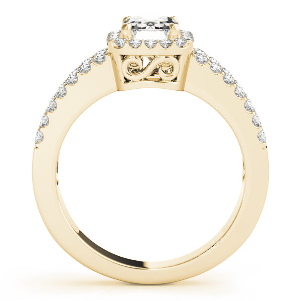 ENGAGEMENT RINGS HALO EMERALD