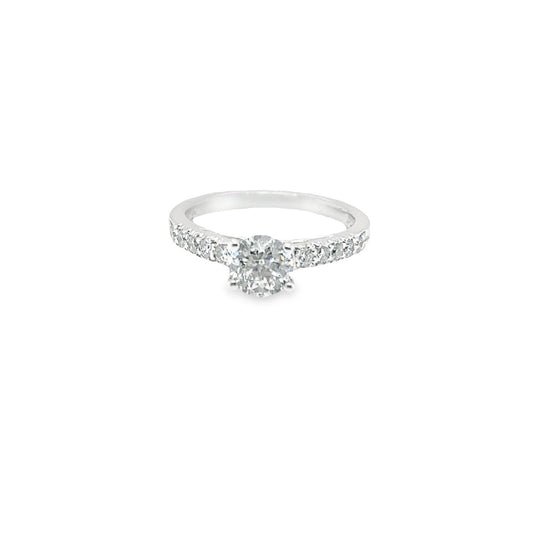 Paladium 1.63carat Scott Kay solitaire engagement ring