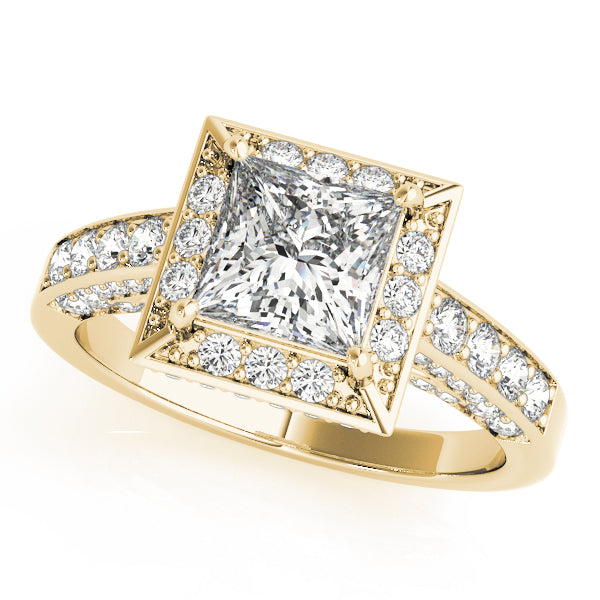 ENGAGEMENT RINGS HALO SQUARE & CUS