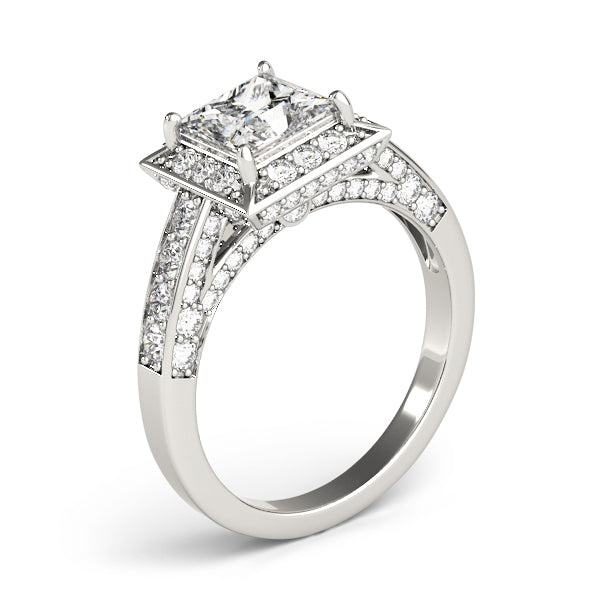 ENGAGEMENT RINGS HALO SQUARE & CUS