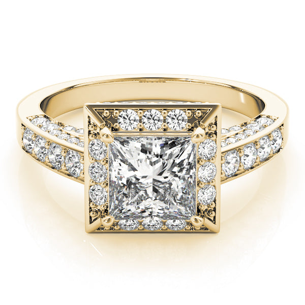 ENGAGEMENT RINGS HALO SQUARE & CUS