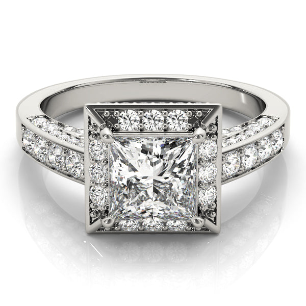 ENGAGEMENT RINGS HALO SQUARE & CUS