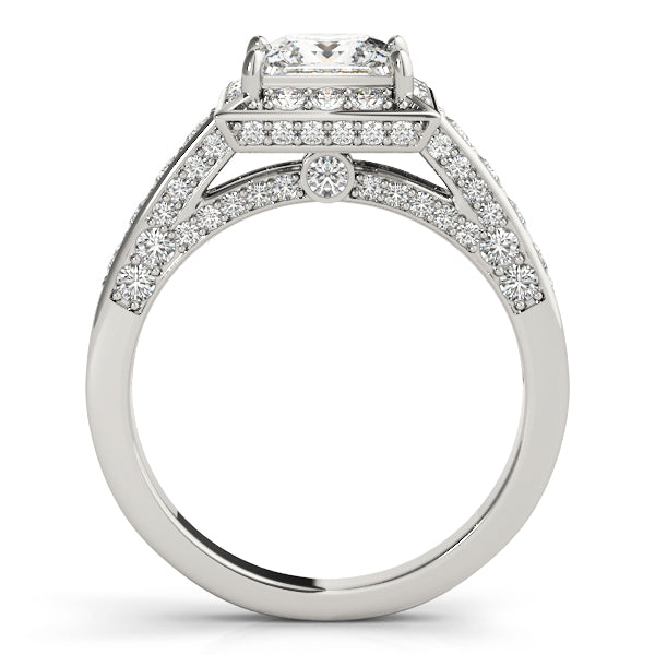 ENGAGEMENT RINGS HALO SQUARE & CUS