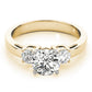 3-Stone Prong Set Engagement Ring