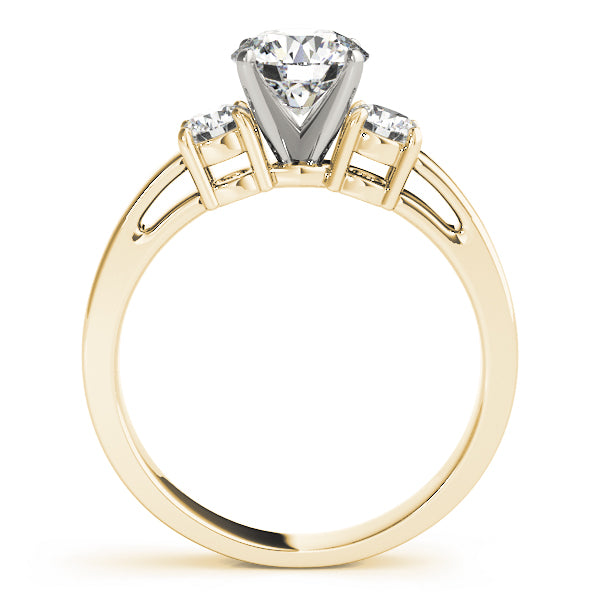 3-Stone Prong Set Engagement Ring
