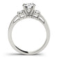 3-Stone Prong Set Engagement Ring