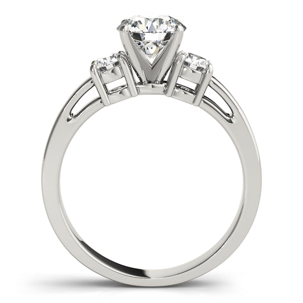 3-Stone Prong Set Engagement Ring