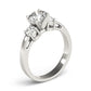 3-Stone Prong Set Engagement Ring
