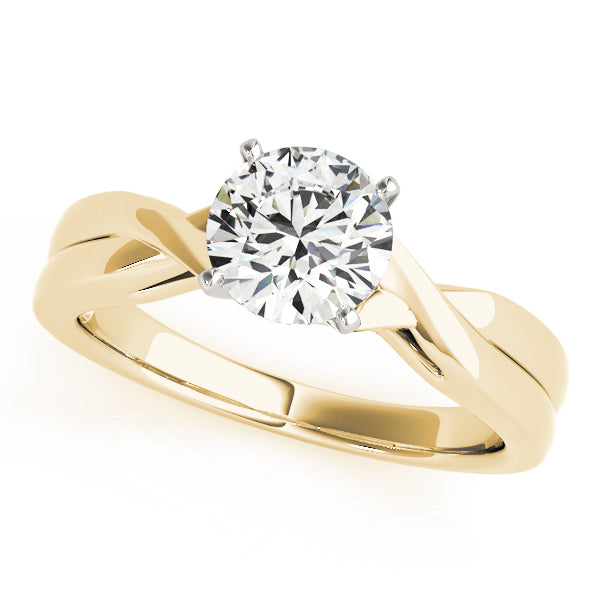 Solitaire Twisted Engagement Ring