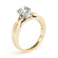 Solitaire Twisted Engagement Ring