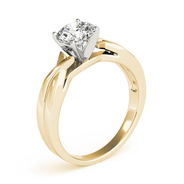 Solitaire Twisted Engagement Ring