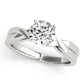 Solitaire Twisted Engagement Ring