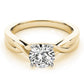Solitaire Twisted Engagement Ring