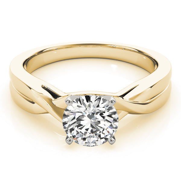 Solitaire Twisted Engagement Ring
