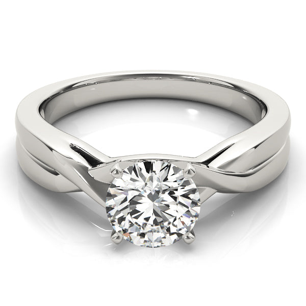 Solitaire Twisted Engagement Ring