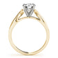 Twisted Shank Solitaire Engagement Ring