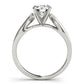 Twisted Shank Solitaire Engagement Ring