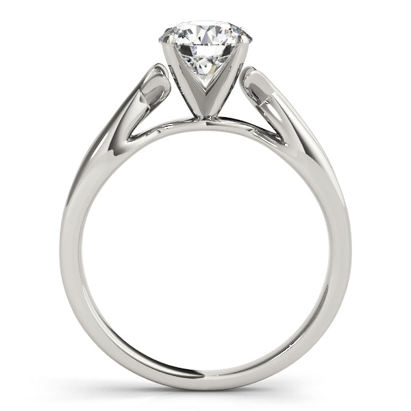 Twisted Shank Solitaire Engagement Ring