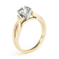 Twisted Shank Solitaire Engagement Ring