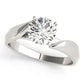 Solitaire Prong Set Engagement Ring
