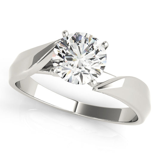 Solitaire Prong Set Engagement Ring