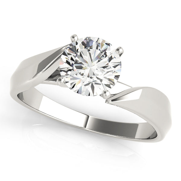 Solitaire Prong Set Engagement Ring