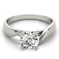 Solitaire Prong Set Engagement Ring