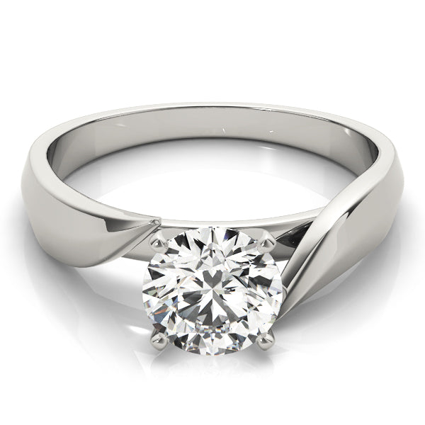 Solitaire Prong Set Engagement Ring