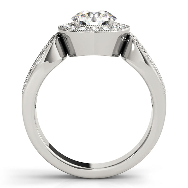 ENGAGEMENT RINGS HALO ROUND