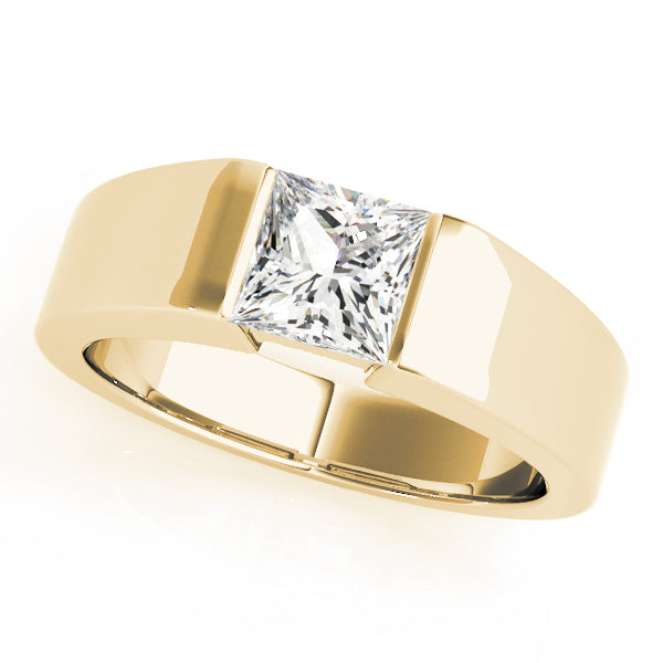 Solitaire Princess Cut Engagement Rings
