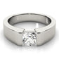Solitaire Princess Cut Engagement Rings