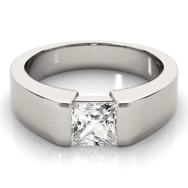 Solitaire Princess Cut Engagement Rings