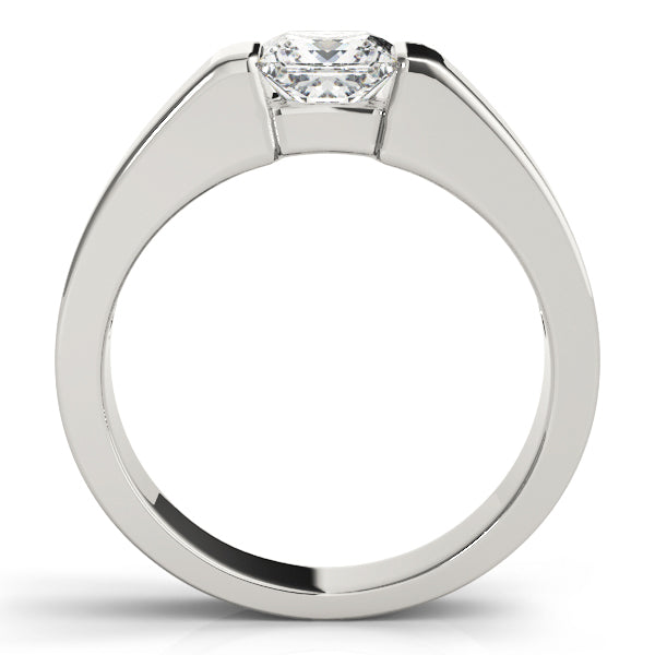 Solitaire Princess Cut Engagement Rings