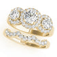 ENGAGEMENT RINGS 3 STONE ROUND