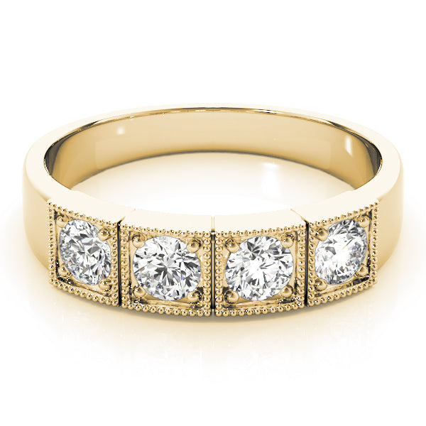 ENGAGEMENT RINGS 3 STONE ROUND