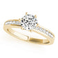 Channel Set Single Row Engagement Ring