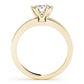 Channel Set Single Row Engagement Ring