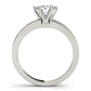 Channel Set Single Row Engagement Ring