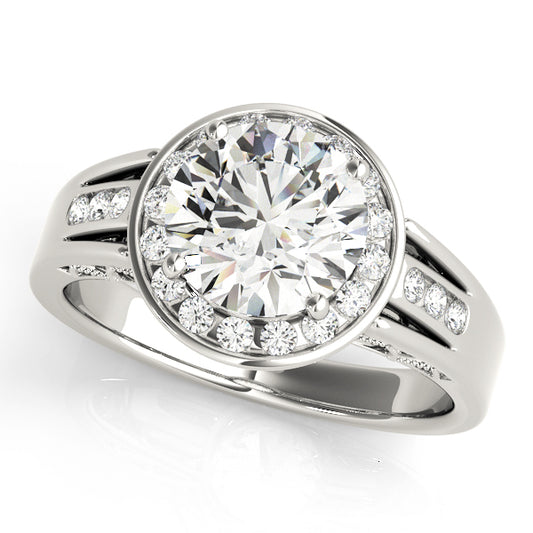 ENGAGEMENT RINGS HALO ROUND