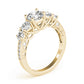 Single Row Prong Set Trellis Engagement Rings