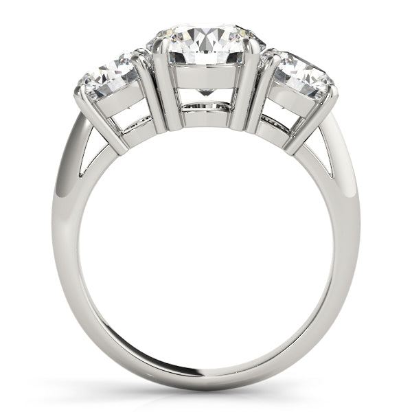 3-Stone Prong Set Engagement Ring