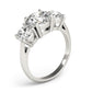 3-Stone Prong Set Engagement Ring